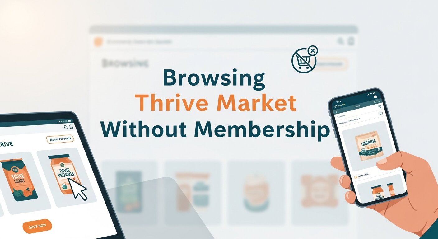 Browsing Thrive Market 