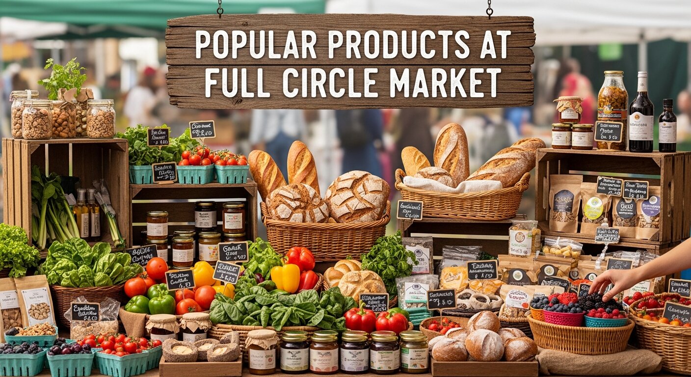 Products at Full Circle Market