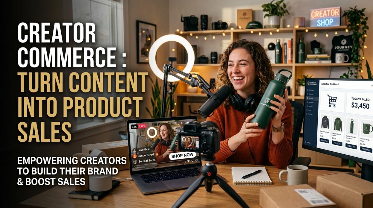 Creator Commerce : Turn Content Into Product Sales