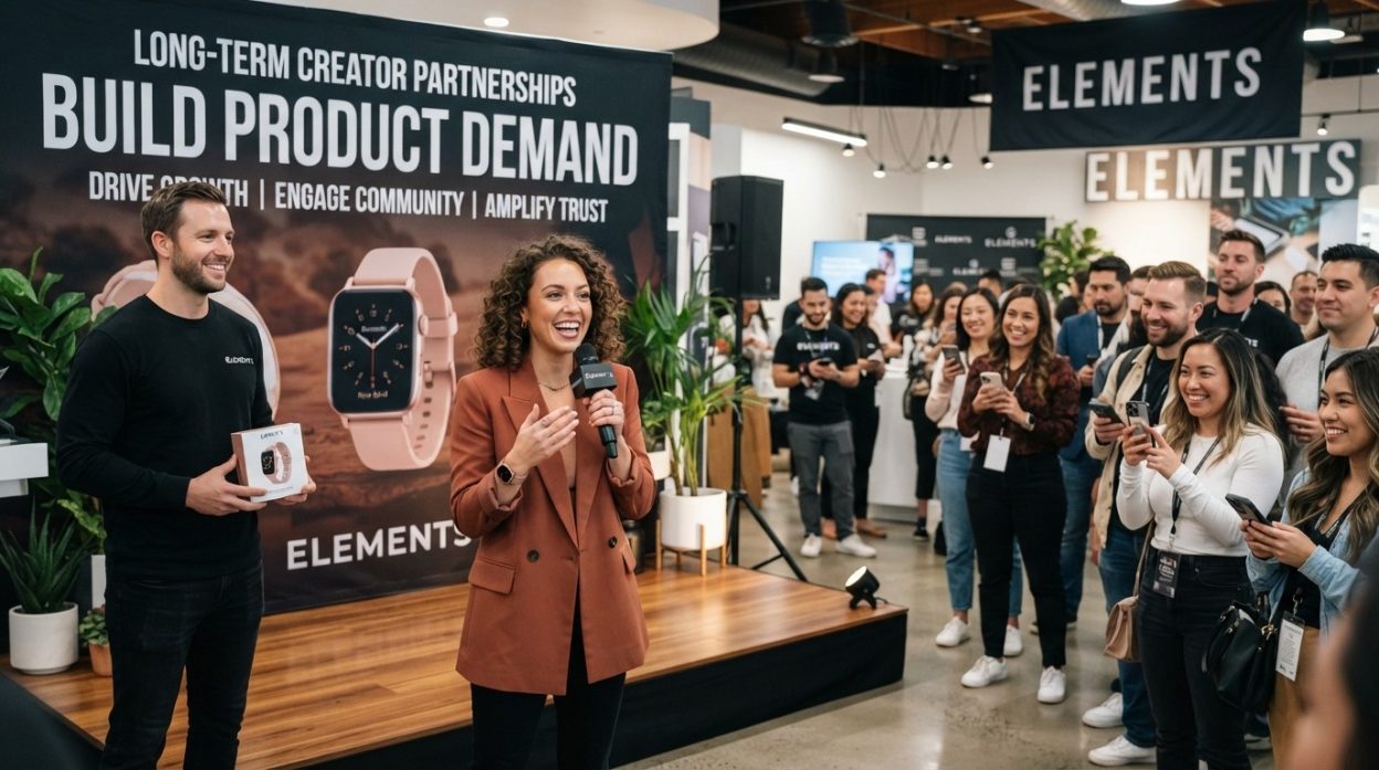 Long-Term Creator Partnerships : Build Product Demand