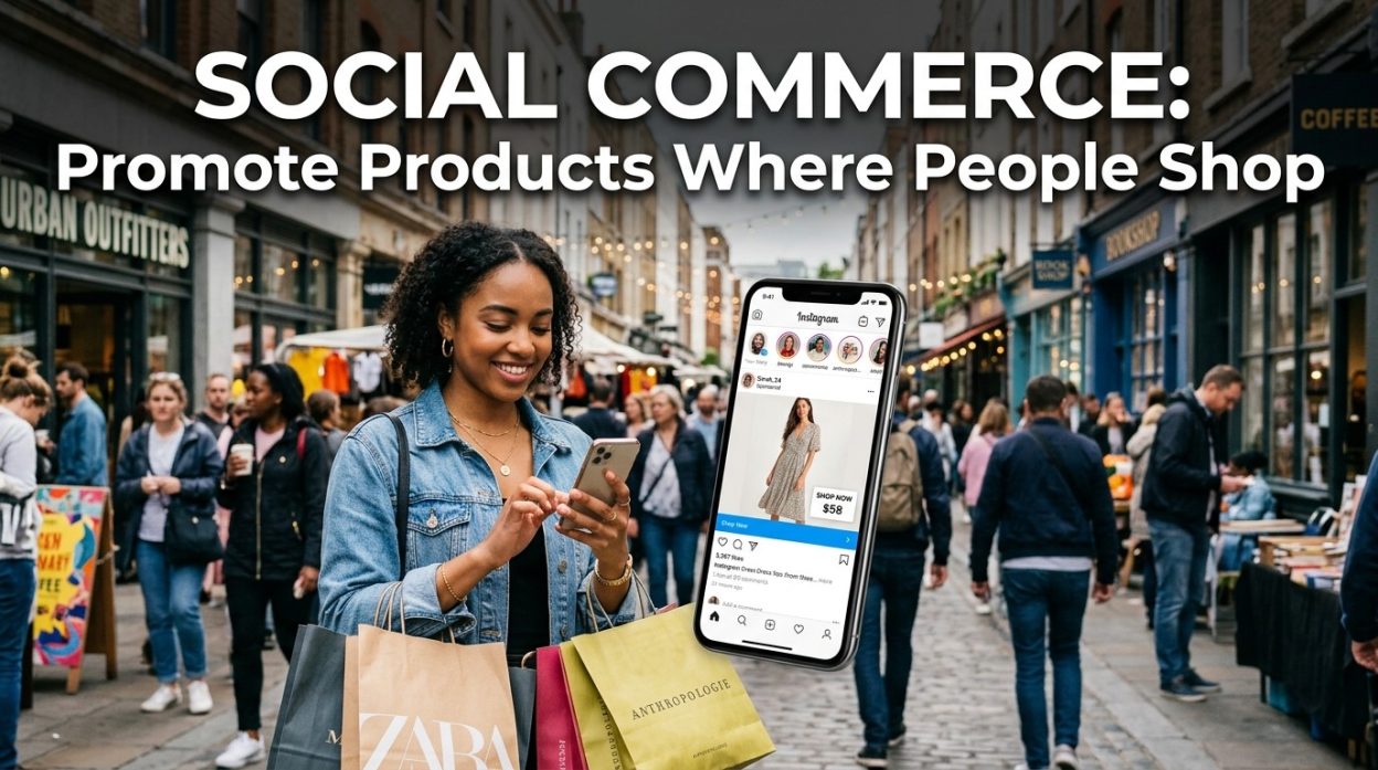 Social Commerce : Promote Products Where People Shop