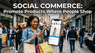 Social Commerce : Promote Products Where People Shop