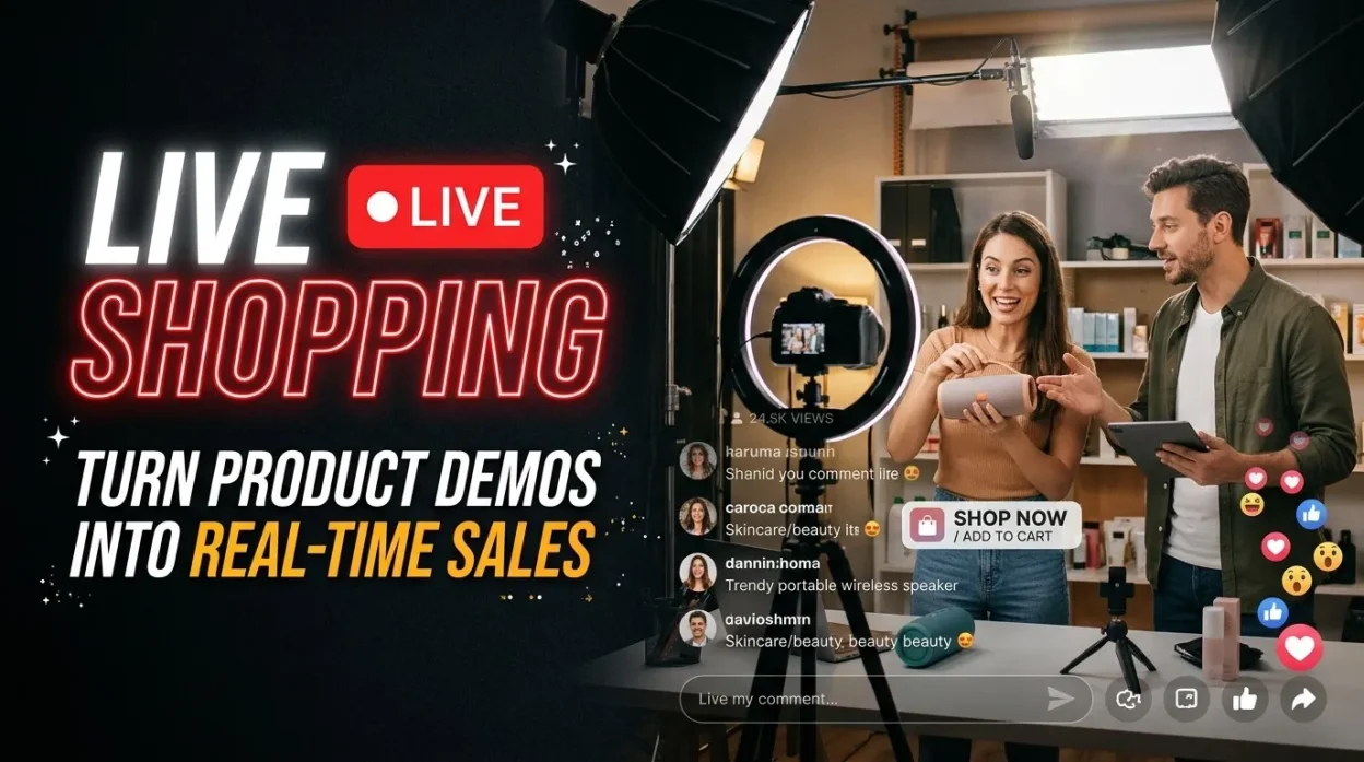 Live Shopping : Turn Product Demos Into Real-Time Sales