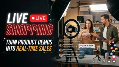 Live Shopping : Turn Product Demos Into Real-Time Sales