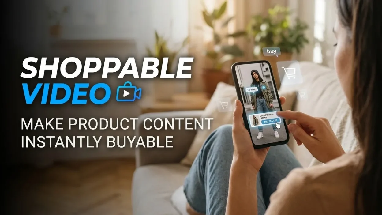 Shoppable Video : Make Product Content Instantly Buyable